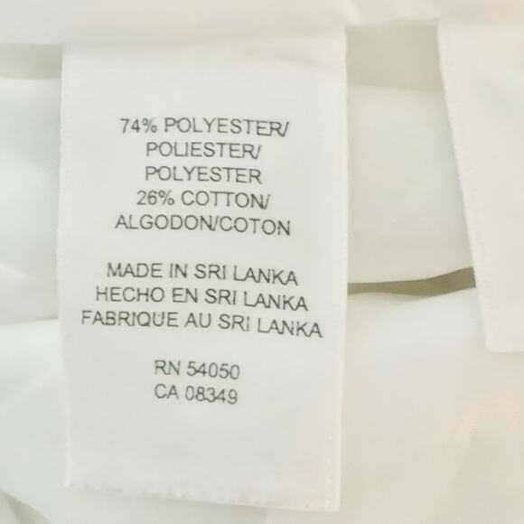 Kasper Sz 12 Sheath Dress Jaquard Textured Sleeveless White Career Event Classic - Picture 11 of 11